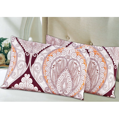 Mandala Polyester Paisley Sham Set