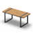 Bois de teck / gris