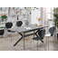 Pagano Extendable Metal Base Dining Table