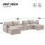 Canapé modulaire en U avec repose-pieds mobile-1331208669