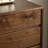 Solid Wood Black Walnut Simple Storage Locker 59.06'' Solid Wood Sideboard