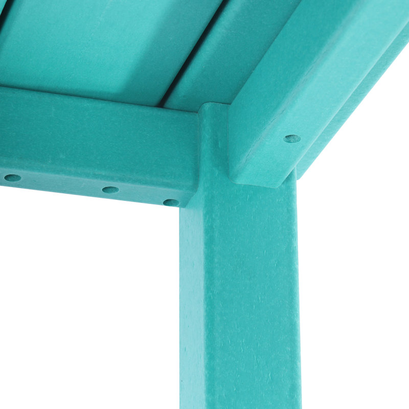 Laguna Kids Adirondack 5-Piece Square Table Dining Set, Turquoise