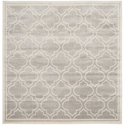 Ammundsen Geometric Light Gray/Ivory Area Rug