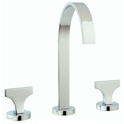 Spring Widespread Bathroom Faucet with Drain