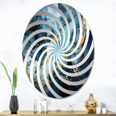 Miroir mural oval