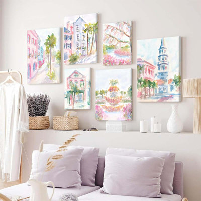6 Piece Wrapped Canvas Print