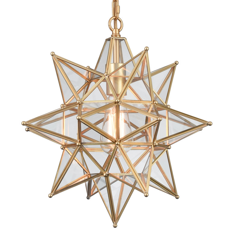 Cameria 1 - Light Unique/Statement Pendant, 62" H x 14.76" W x 14.76" D, Brass