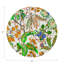 Plumeria Natural Pebble 16" Vinyl Placemat-118589481
