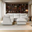 Canapé modulaire Cloud Canapé modulaire 6 places Canapé modulaire rembourré avec repose-pieds-2106270482