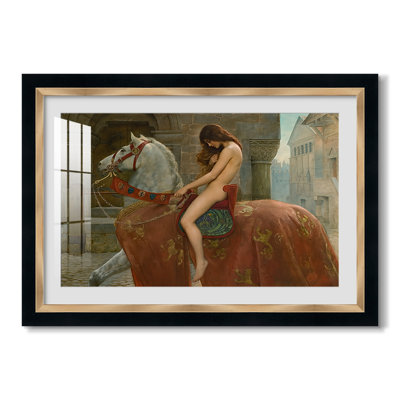 Lady Godiva, 1898 - John Collier - Toile encadrée sur mesure