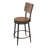 Walter Swivel Counter Stool with Metal Frame