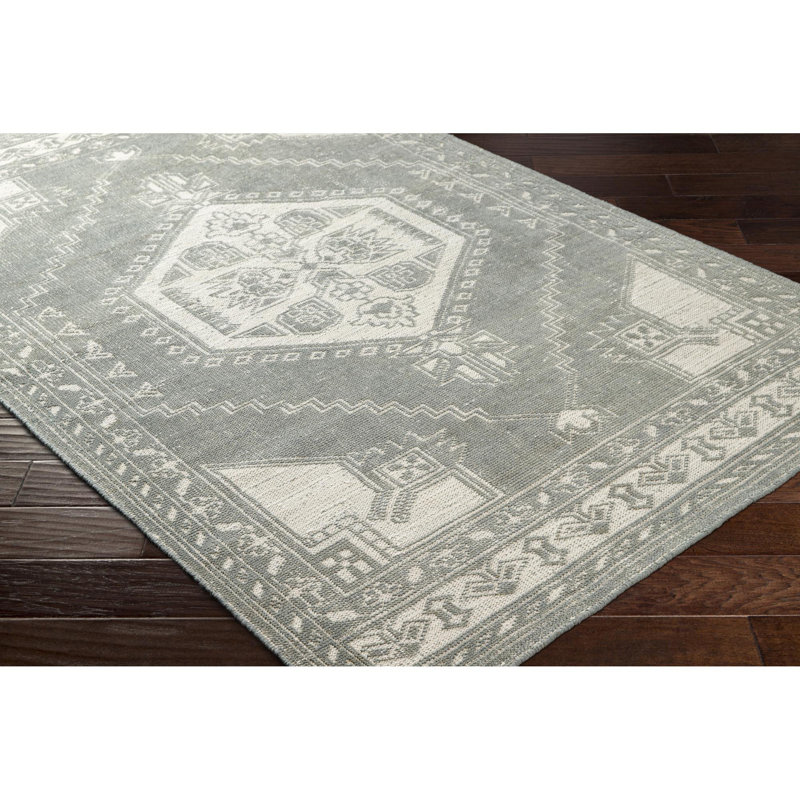 Zahra Hand Knotted Area Rug, Rectangle 2' x 3'
