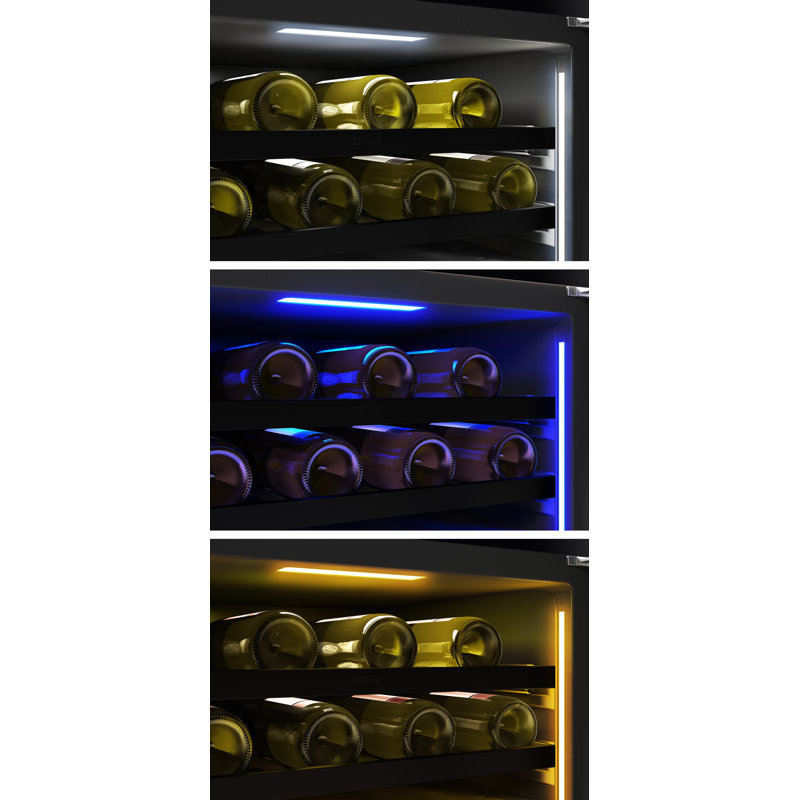 Zephyr Presrv 24" 45-Bottle Dual Zone Wine Cooler, Panel Ready