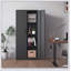 Armoire de rangement en métal 71 po, armoire à outils en acier verrouillable-1219998195