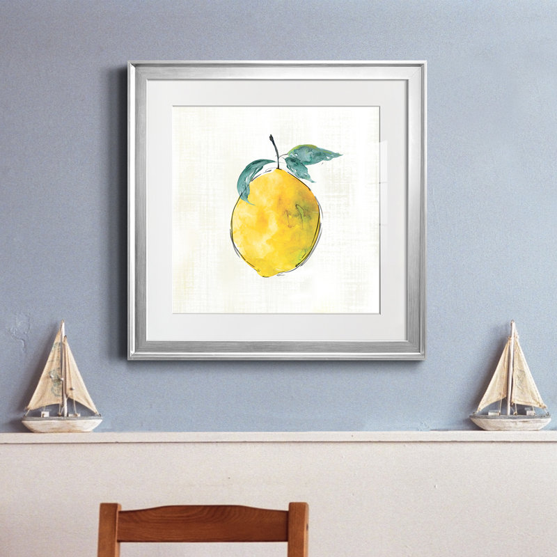 " Shadow Leaves I " Painting Print, 16" H x 16" W x 1" D, Silver