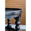 Table d'appoint en bois avec tablettes - noir pour décor français