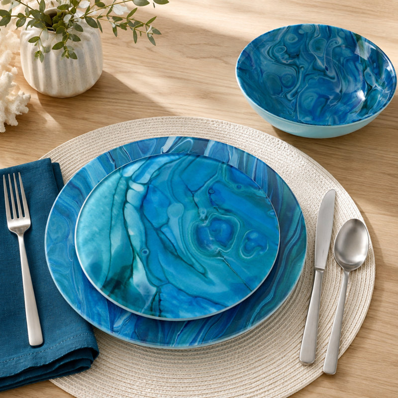Certified International Fluidity 12 Pc Dinnerware Set