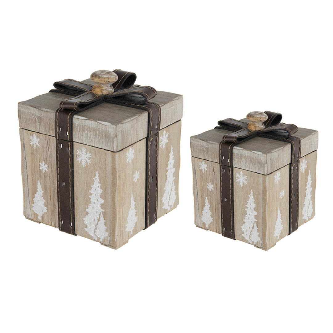 2 Piece Decorative Box Set The Holiday Aisle®
