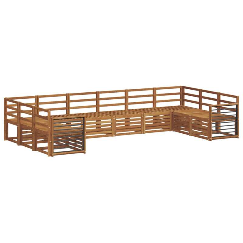 363cm Wide Patio Sectional Set