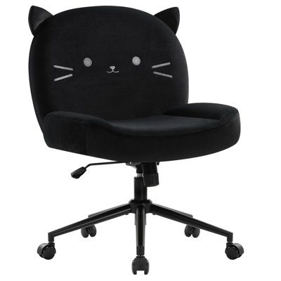 Hailie Cotton Office Chair by Zoomie Kids