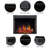 Amit Black Electric Fireplace Insert-1735541820