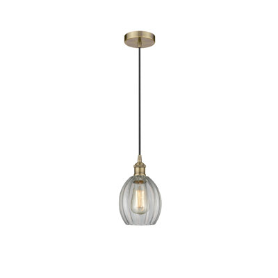 Luminaire suspendu simple à 1 lumière Bolduc