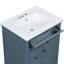 Meuble-lavabo avec lavabo, meuble-lavabo avec tablette réglable, un tiroir rabattable et deux tiroirs-885115500