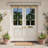 Gracie Oaks 19.5-Inch Boxwood Wreath - Round UV Resistant Artificial Spring, Summer, Fall, or Winter Wreath - Indoor/Outdoor Wreaths for Front Door-1948337318-1966416586