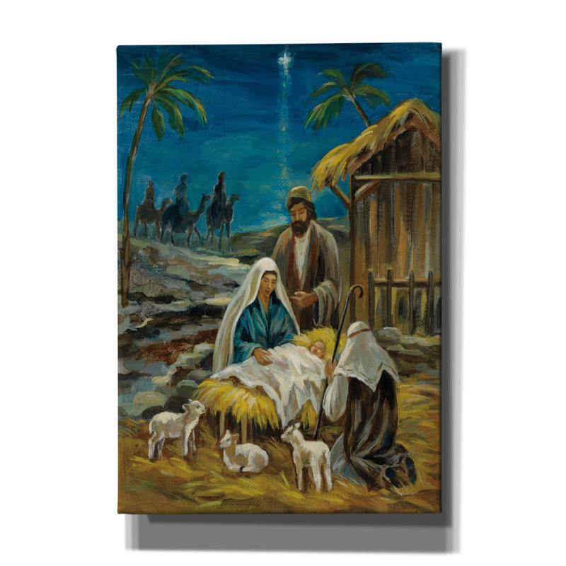 Art de toile "Nativité" par Silvia Vassileva