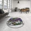 Tapis gris/vert à motifs-645417100