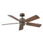 Ventilateur de plafond intérieur Afton à 5 pales de 52 pouces avec commande murale et LED intégrée-58550266