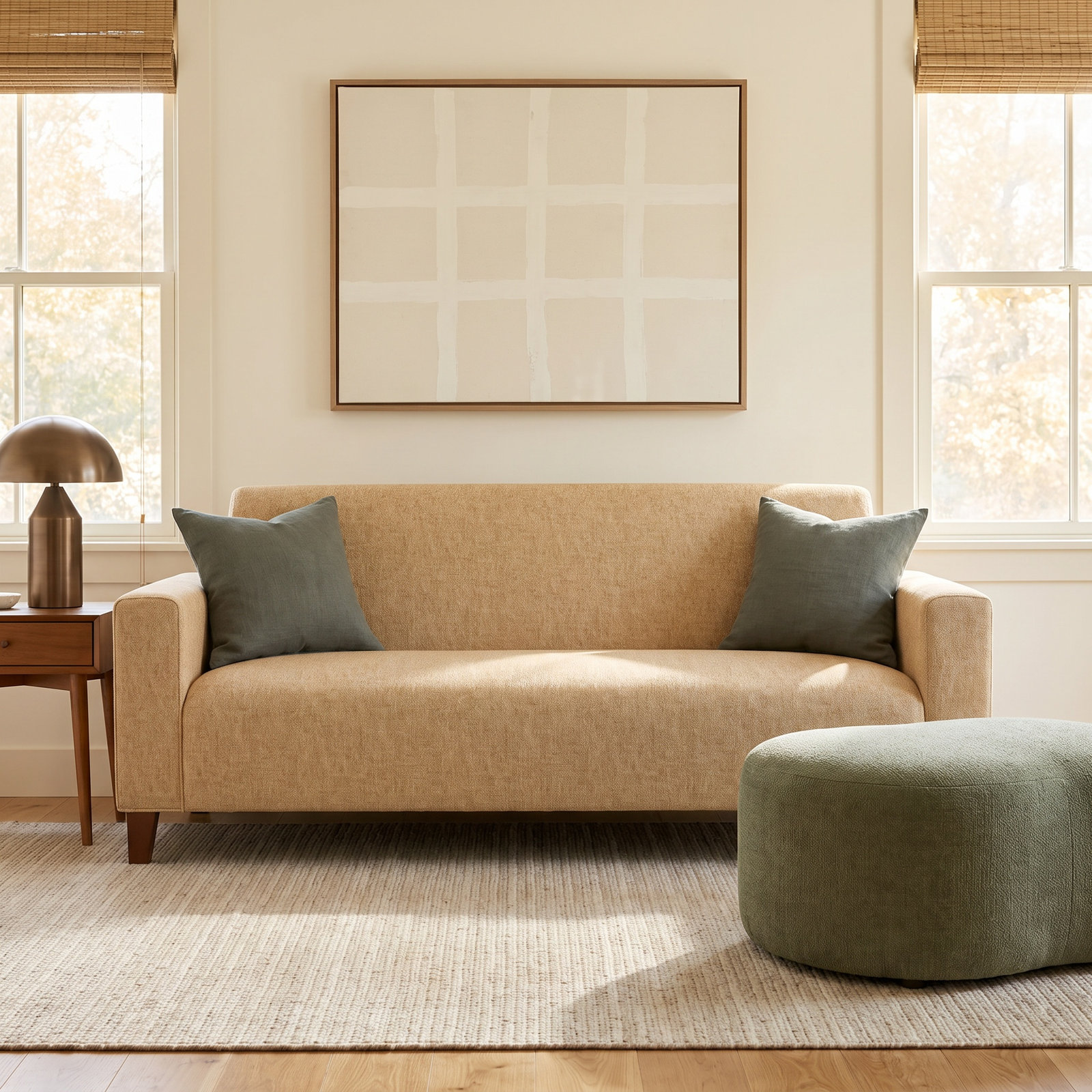 Kailum 69" Sofa, Dorset Camel Performance Chenille