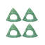 Lastra Holiday Green Figural Napkin Rings