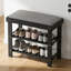 Banc de rangement pour chaussures avec trois niveaux-528992430