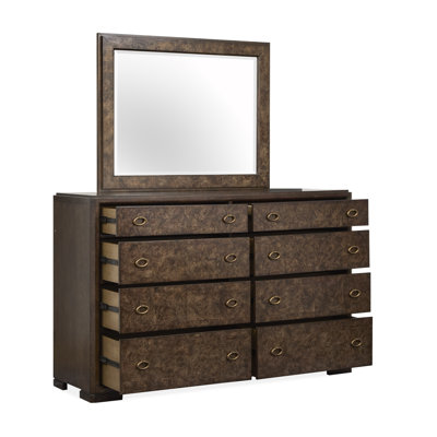 Garofalo Drawer Dresser With Landscape Mirror