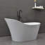 Baignoire de trempage autoportante en acrylique avec drain réversible 59 "x 28"-50499986