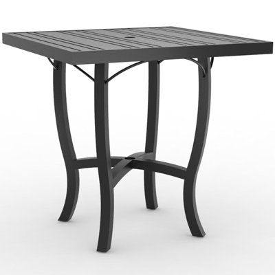 Square Counter Height Umbrella Table