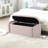 Corduroy Storage Bench for Bedroom,Bed End Ottoman Bench with Storage,Modern Oval Storage Bench with Seating for Living Room,Entryway,Window ( 45”)-330097689