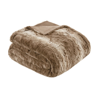 Zuri Oversized Faux Fur Ultra-Soft Luxury Throw