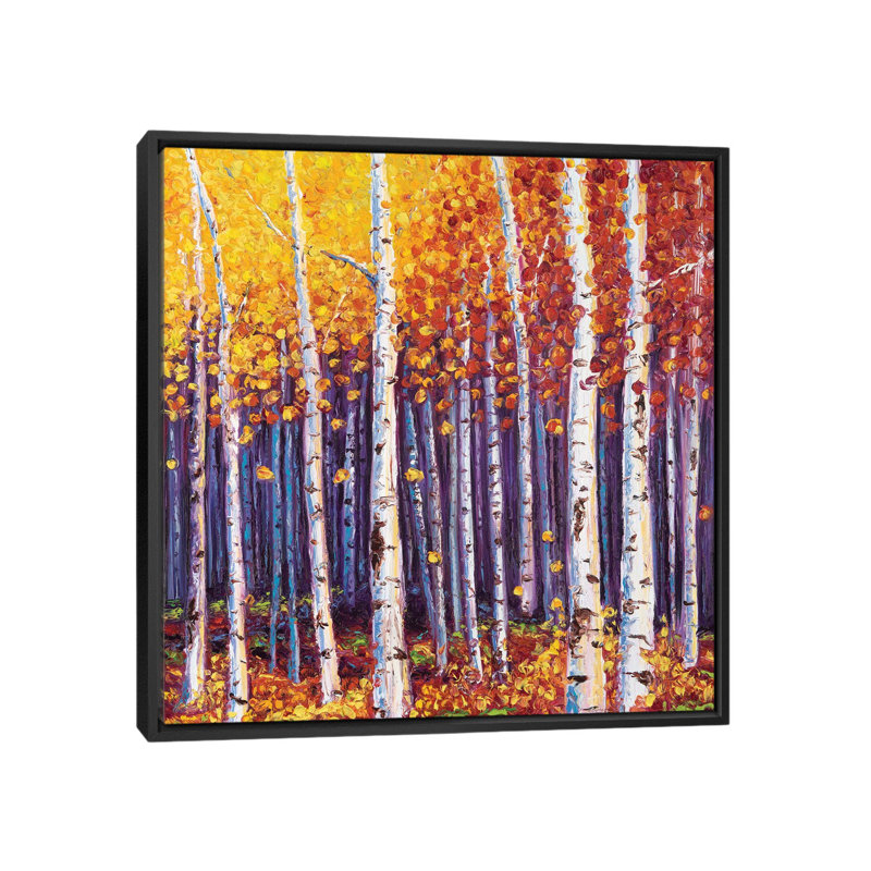 " Evanescence " by Kimberly Adams, 18" H x 18" W x 1.5" D, Black Framed Canvas, No Mat