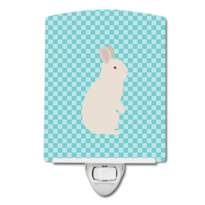 New Zealand Rabbit Check Ceramic Night Light