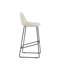 Chaise de bar Leo avec pieds en métal noir-1276165412