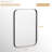 Cozy Design Tempered Glass Framed Wall-Mounted Bathroom Vanity Mirror-102799389-102799395-102799396
