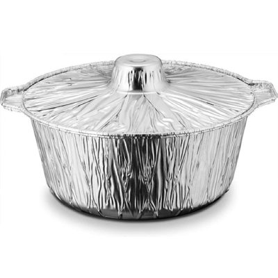 Jet Foil Disposable Aluminum 2.75Qtz X-Small Pot With Lid
