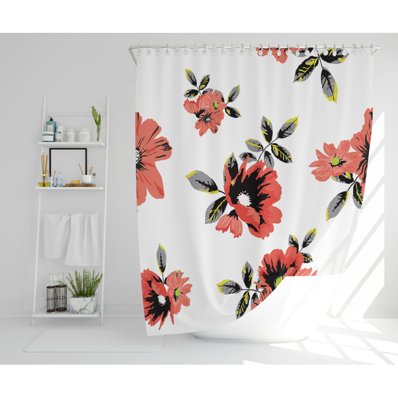 Hartvigsen Polyester Shower Curtain, 177cm H x 177cm W