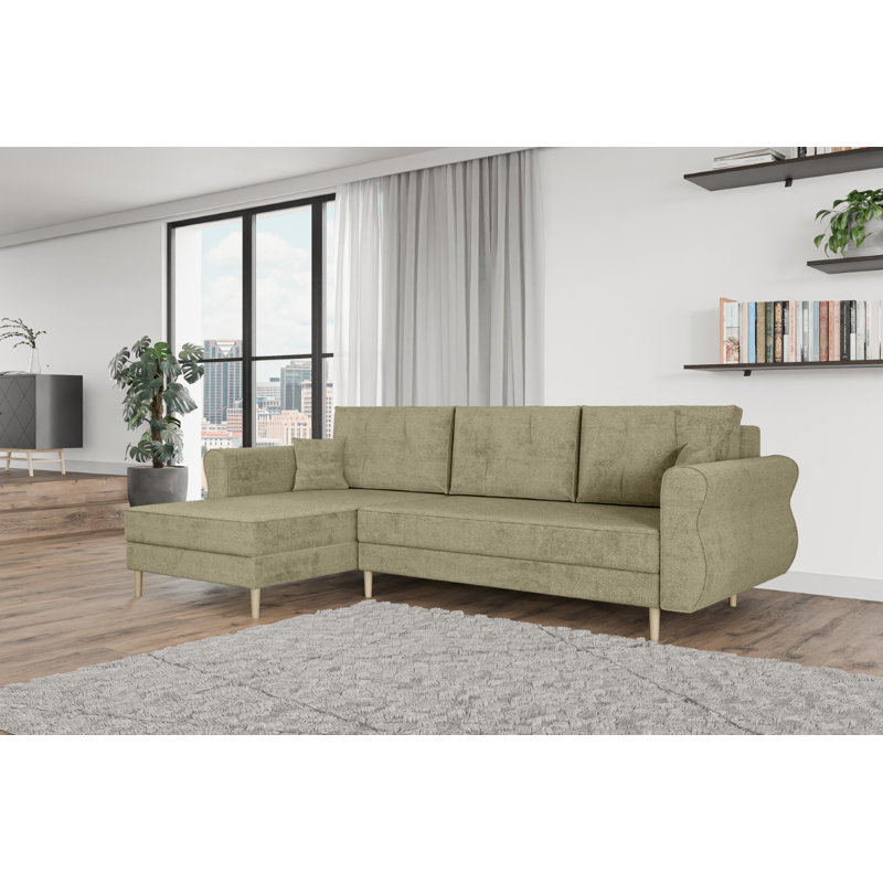 Shadon 3 Seater Corner Sectional, Dark beige - Matana18