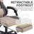 Massage Gaming Chair - Ergonomic High Back PVC Leather with Footrest, Headrest & Lumbar Support, 300LBS-579656195