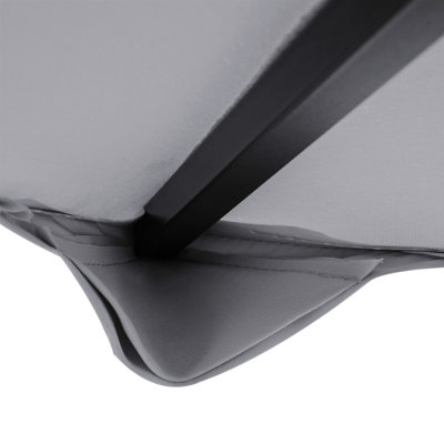 9.8' X Gazebo Replacement Canopy, Gray. 2 -Shielding Cover. Compatible With 9.98' Outdoor Models 01-0153 & 100100-076. Made Of Pa Coating. Promotes Air Circulation, Avoids Water Damage Canopy 9.8',