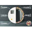 Huldar Glass Flat Wall Mirror