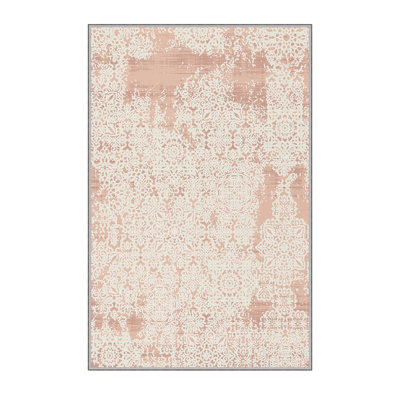 Soft Hall Carpet (2.6 x 4.9 ft), 100% Polyester, 0.3 in Pile Height | Antibacterial, Non-Slip Underside, 650 g/m² | Machine Washable, 3D Digital Print | Perfect for Living Room, Entryway & Bedroom Décor